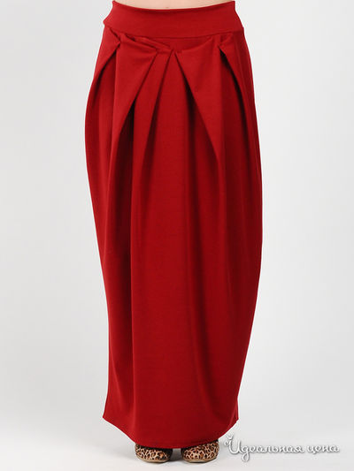 Юбка Be In, цвет цвет бордовый