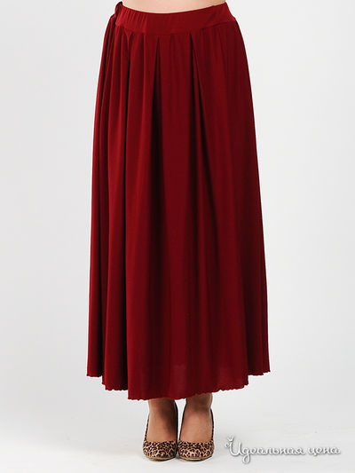 Юбка Be In, цвет цвет бордовый