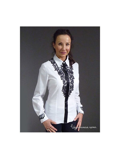 Блузка Laura Canorra, цвет цвет белый