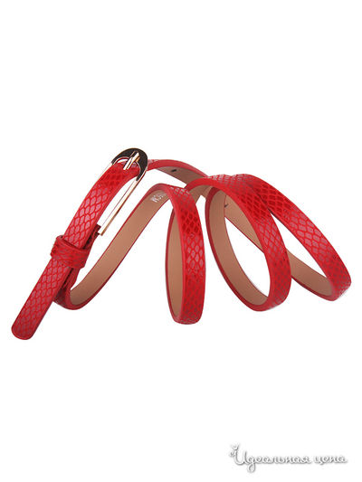 Ремень Dispacci, цвет цвет красный крек