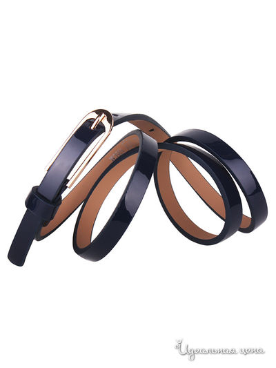 Ремень Dispacci, цвет цвет синий лак