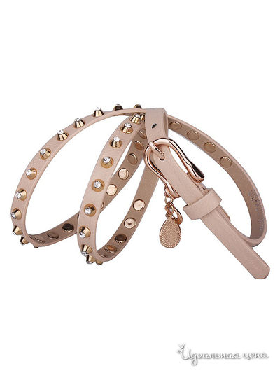 Ремень Dispacci, цвет цвет бежевый