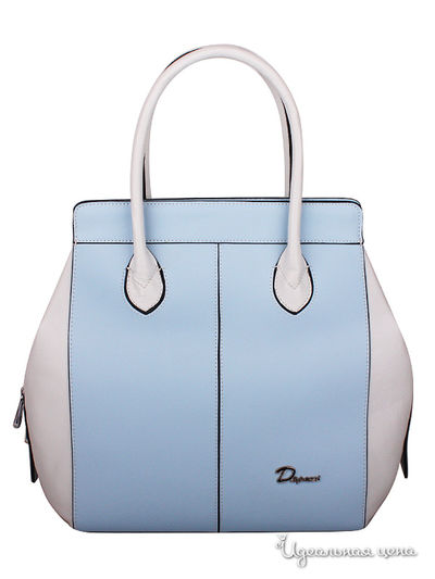 Сумка Dispacci, цвет цвет голубой/белый