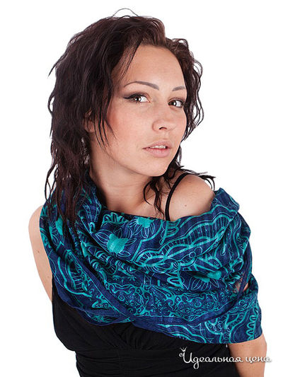 Палантин Dispacci, цвет цвет синий