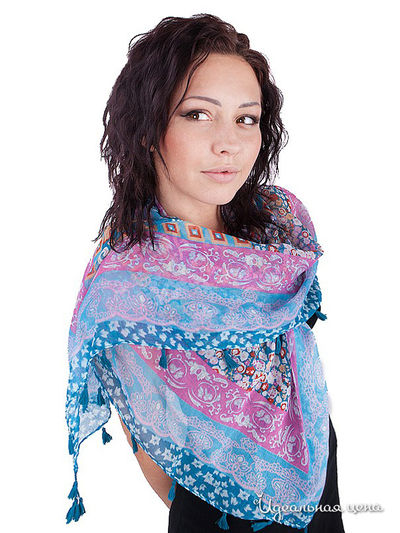 Платок Dispacci, цвет цвет бирюза