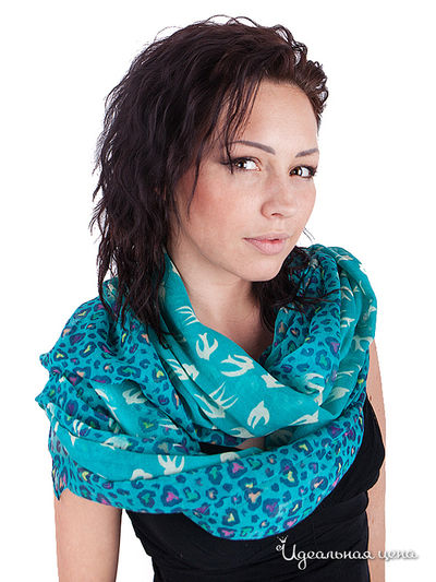 Палантин Dispacci, цвет цвет голубой