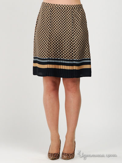 Юбка Betty Barclay, цвет цвет темно-синий / бежевый