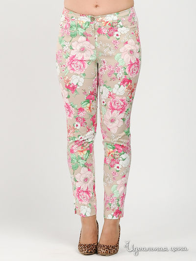 Брюки Betty Barclay, цвет цвет бежевый / мультиколор