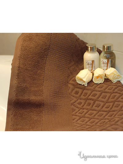 Полотенце Таис, цвет цвет коричневый