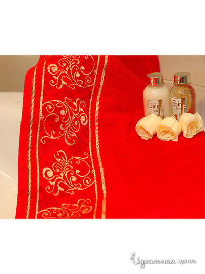 Полотенце Таис, цвет цвет красный