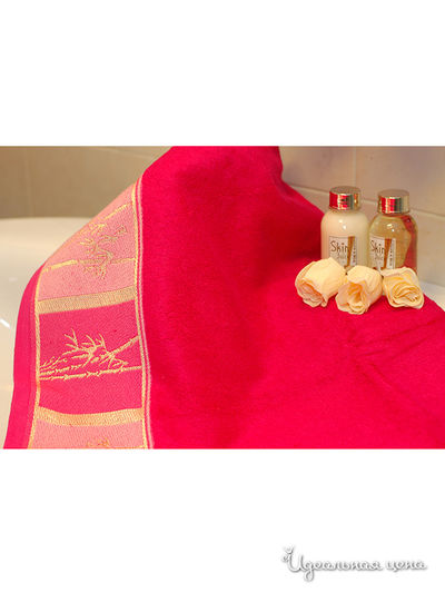 Полотенце Таис, цвет цвет винный