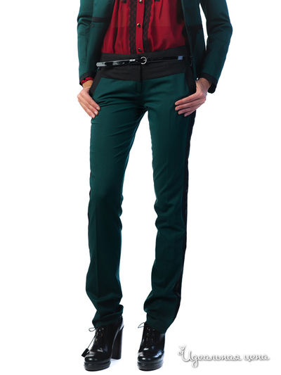 Брюки Bovona, цвет цвет зеленый