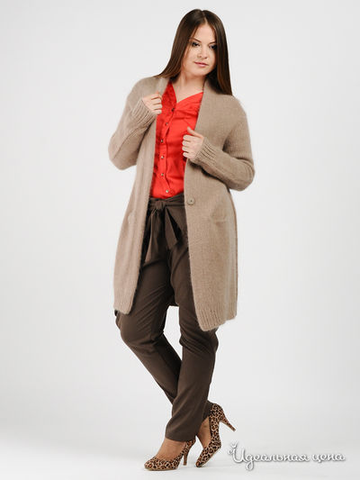 Кардиган-пальто Stills, цвет цвет кофейный