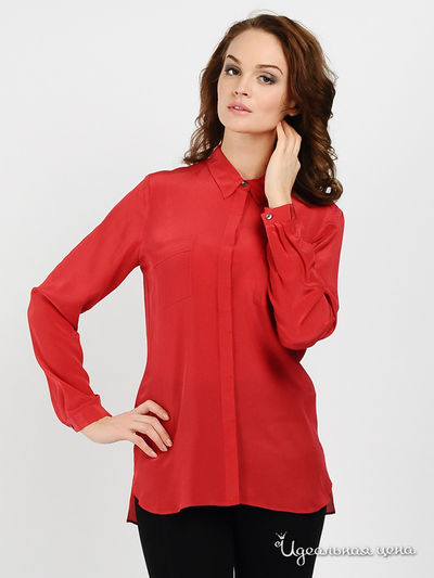 Блуза Turnover, цвет цвет брусничный