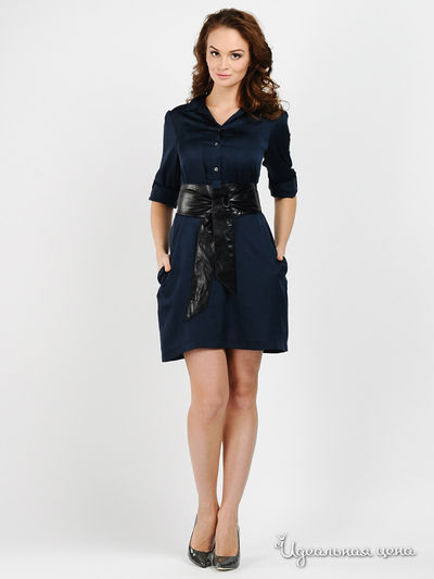 Платье Turnover, цвет цвет темно-синий