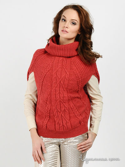 Свитер Turnover, цвет цвет брусничный