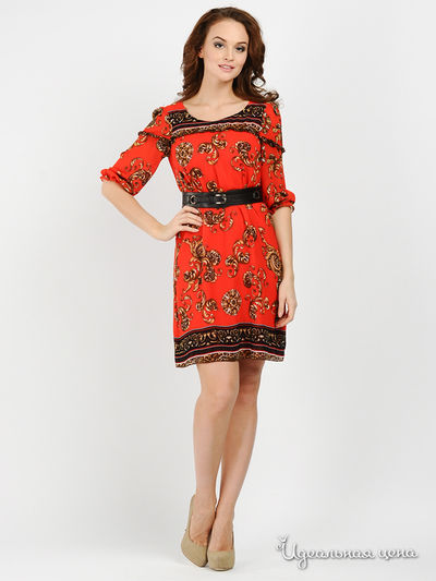 Платье Bovona, цвет цвет рыжий