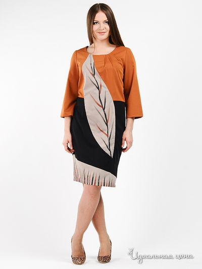 Платье New Lait, цвет цвет коричневый