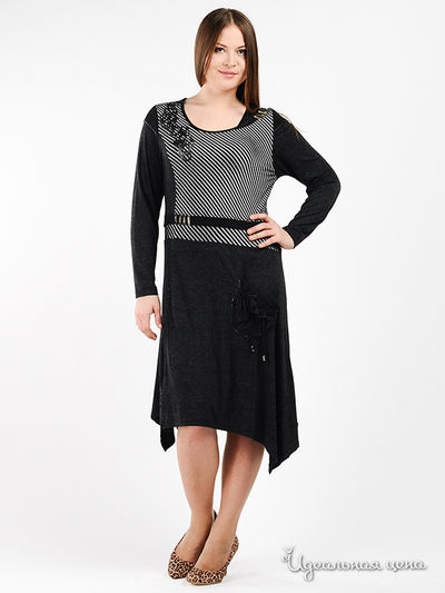 Платье New Lait, цвет цвет серый