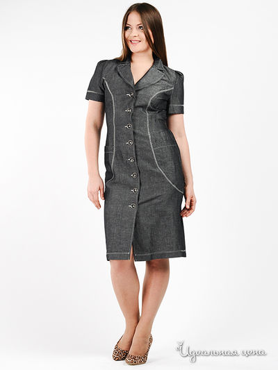 Платье LAURA CONTI, цвет цвет серый