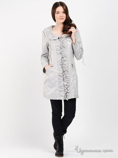 Плащ New Lait, цвет цвет серый