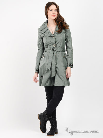 Плащ New Lait, цвет цвет зеленый