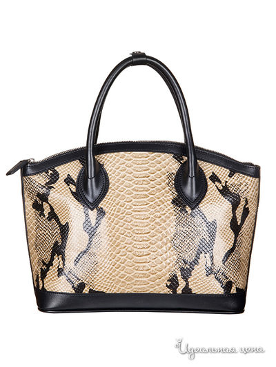 Сумка Vitapelle, цвет цвет бежевый / черный