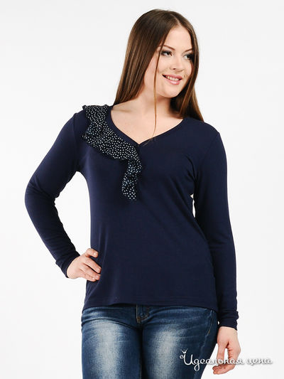 Блуза KORISITA, цвет цвет темно-синий