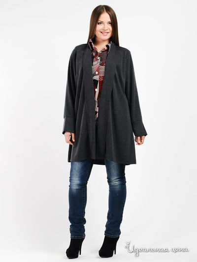 Кардиган KORISITA, цвет цвет темно-серый