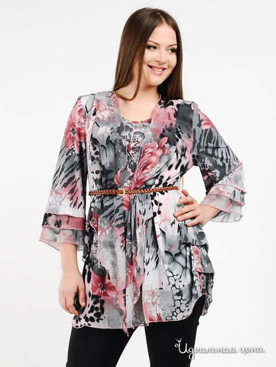 Блузон KORISITA, цвет цвет розовый / серый