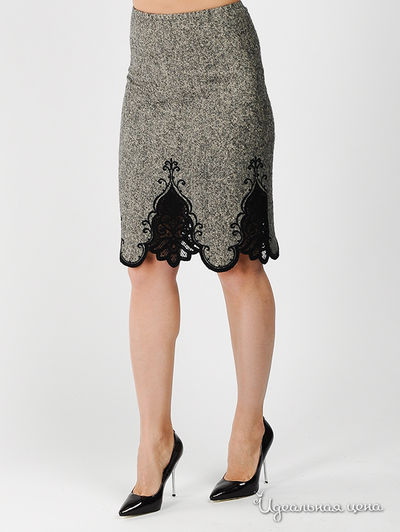 Юбка Bona Dea, цвет цвет серый