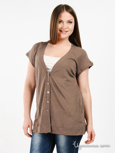 Кардиган KORISITA, цвет цвет светло-коричневый