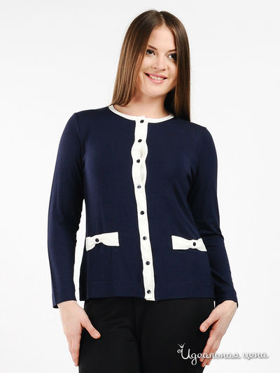 Кардиган KORISITA, цвет цвет темно-синий / белый