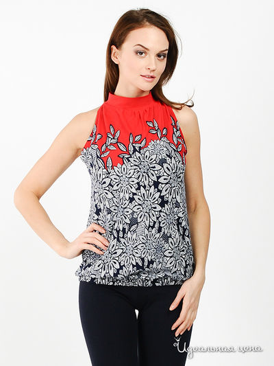 Туника Веста, цвет цвет красный / черный