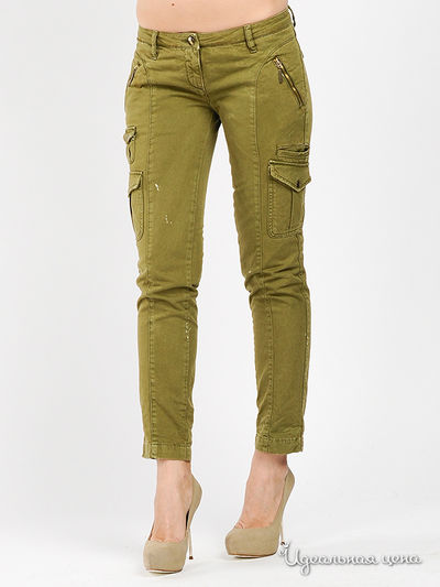 Брюки GAS, цвет цвет хаки