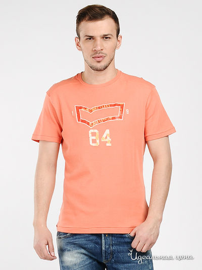 Футболка GAS, цвет цвет оранжевый