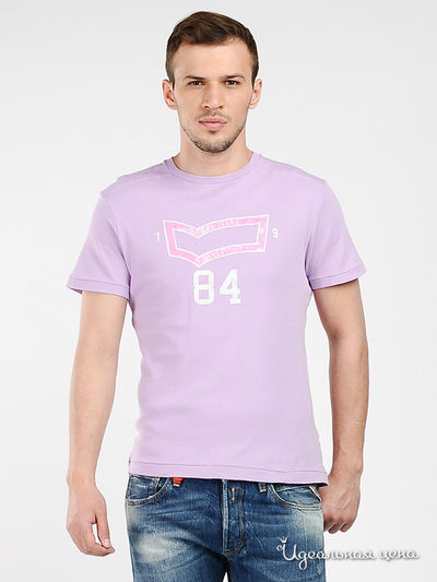Футболка GAS, цвет цвет сиреневый