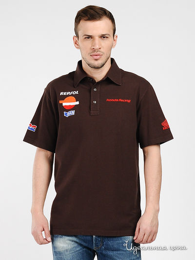 Поло GAS, цвет цвет коричневый