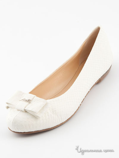 Балетки LORIBLU, цвет цвет белый