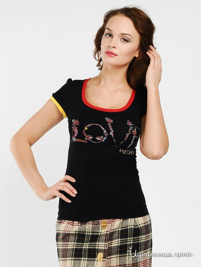Футболка Moschino, цвет цвет черный