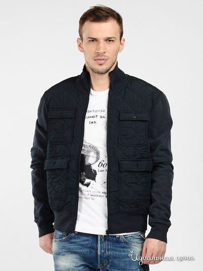 Толстовка Moschino, цвет цвет темно-синий