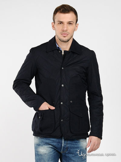 Куртка Moschino, цвет цвет темно-синий