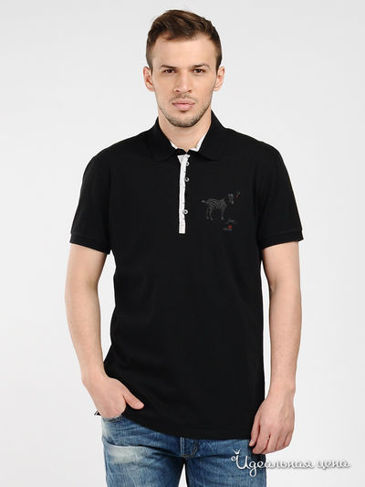 Поло Love Moschino, цвет цвет черный