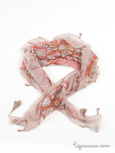 Платок Laura Milano, цвет цвет терракотовый