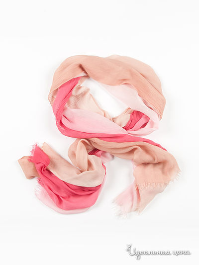 Палантин Fiona Fantozzi, цвет цвет розово-бежевый