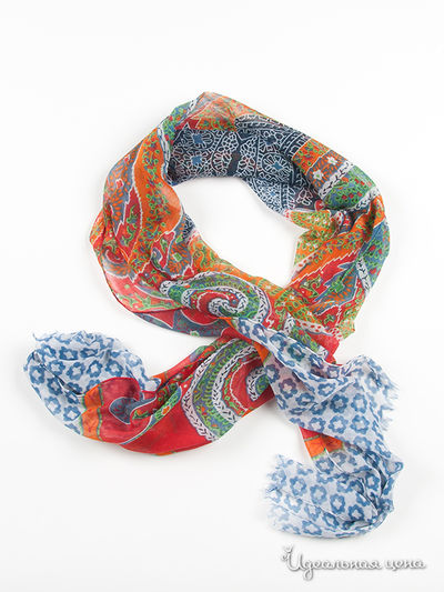 Палантин Laura Milano, цвет цвет сине-красный