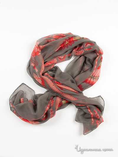 Палантин Laura Milano, цвет цвет серый