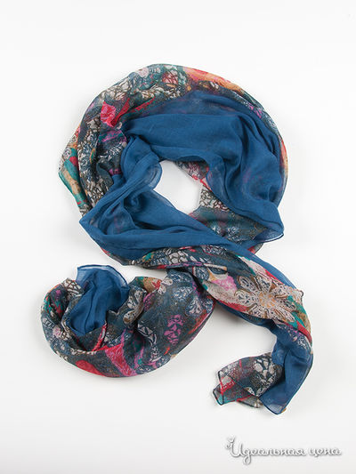 Палантин Fiona Fantozzi, цвет цвет синий