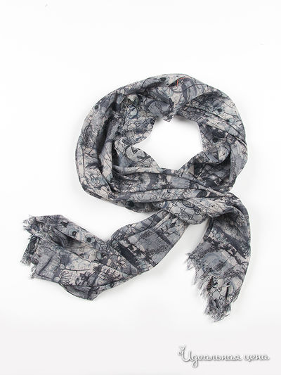 Палантин Laura Milano, цвет цвет серый