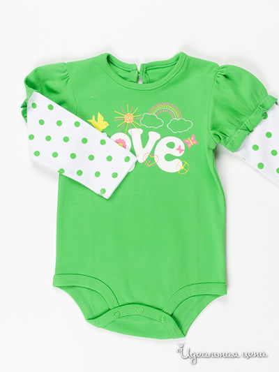 Боди Jamping beans, цвет цвет зеленый